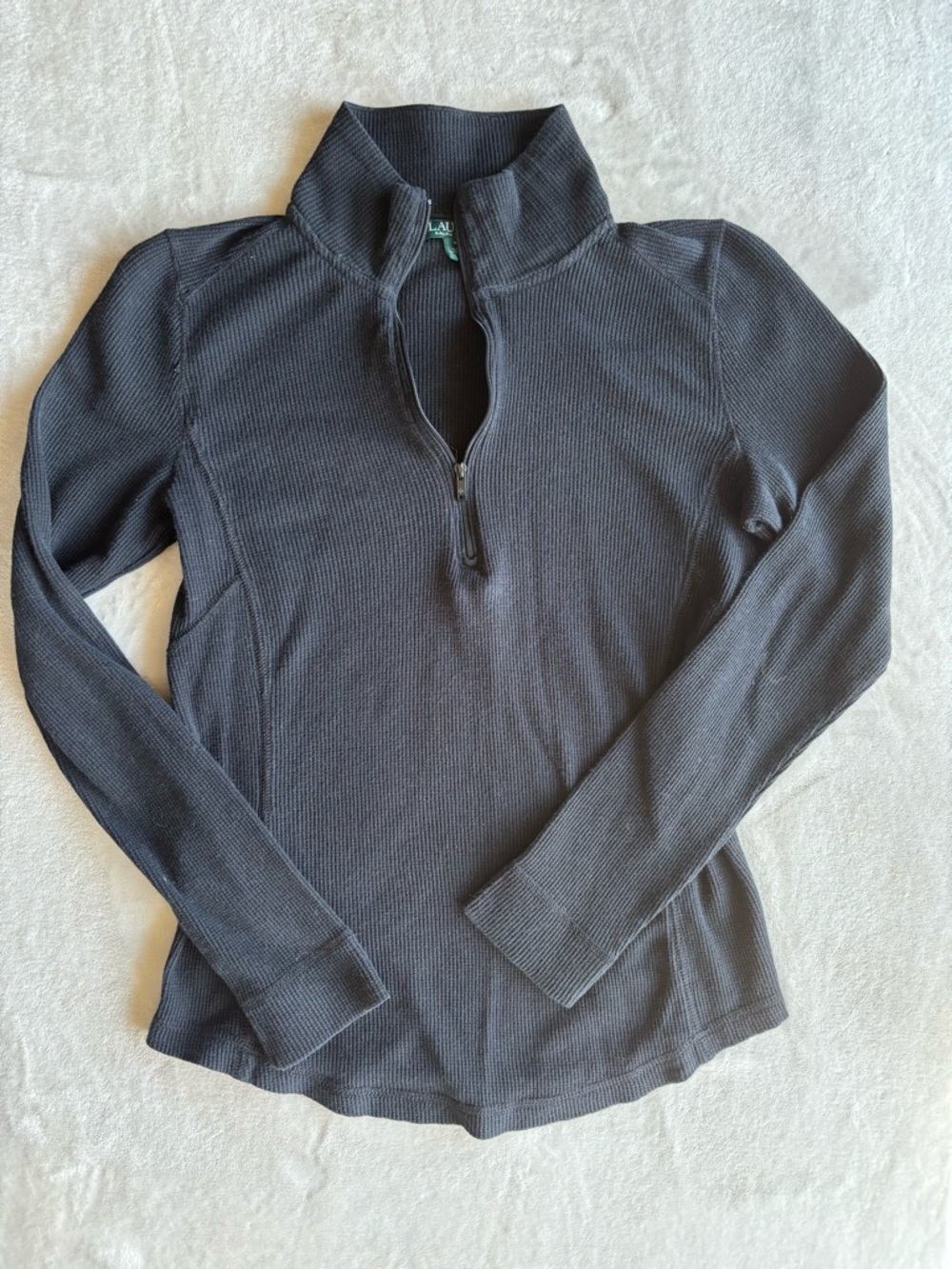 Lauren Ralph Lauren Women’s Quarter Zip- Size Medium (fitted)